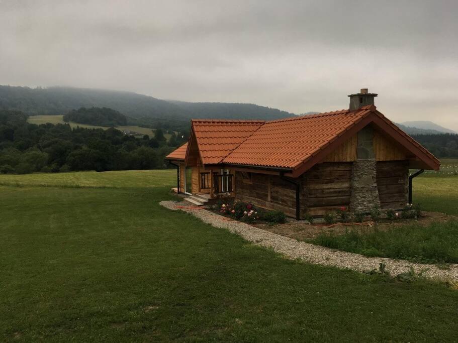 Hanczowa Polanka Beskid Niski Cute Cabin With Spectacular Views מראה חיצוני תמונה